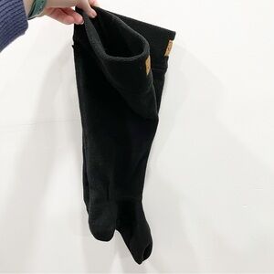 Joules Welton Fleece Welly Socks in Black Rainboot Socks